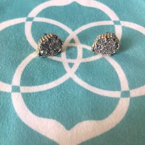 Kendra Scott Tessa Gold Drusy earrings